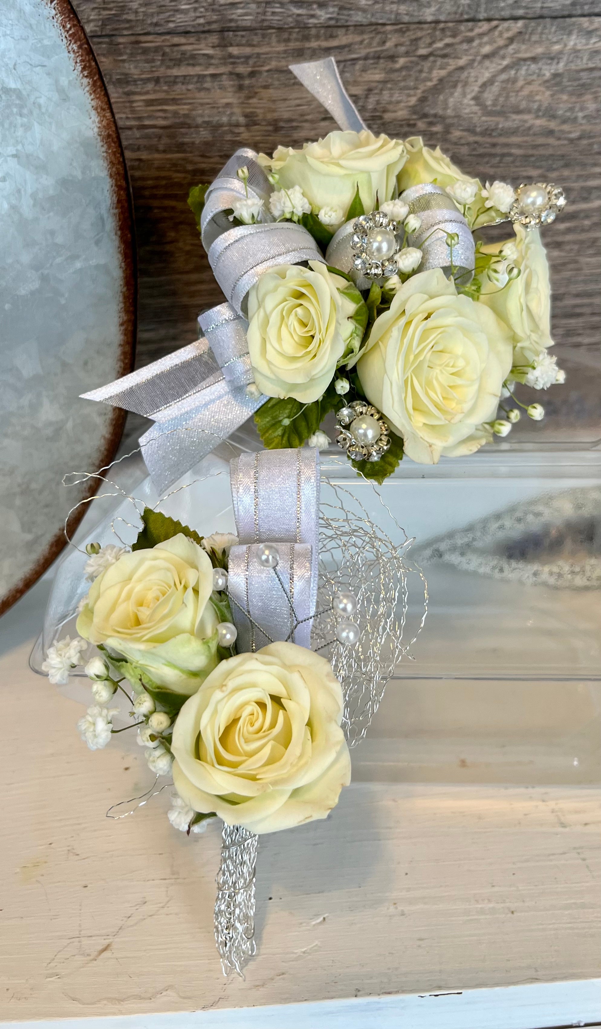 Custom Premium Corsage and Boutonnière Package