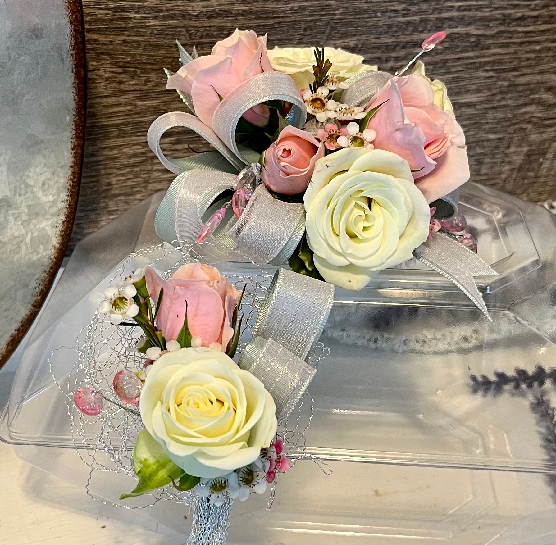 Custom Premium Corsage and Boutonnière Package