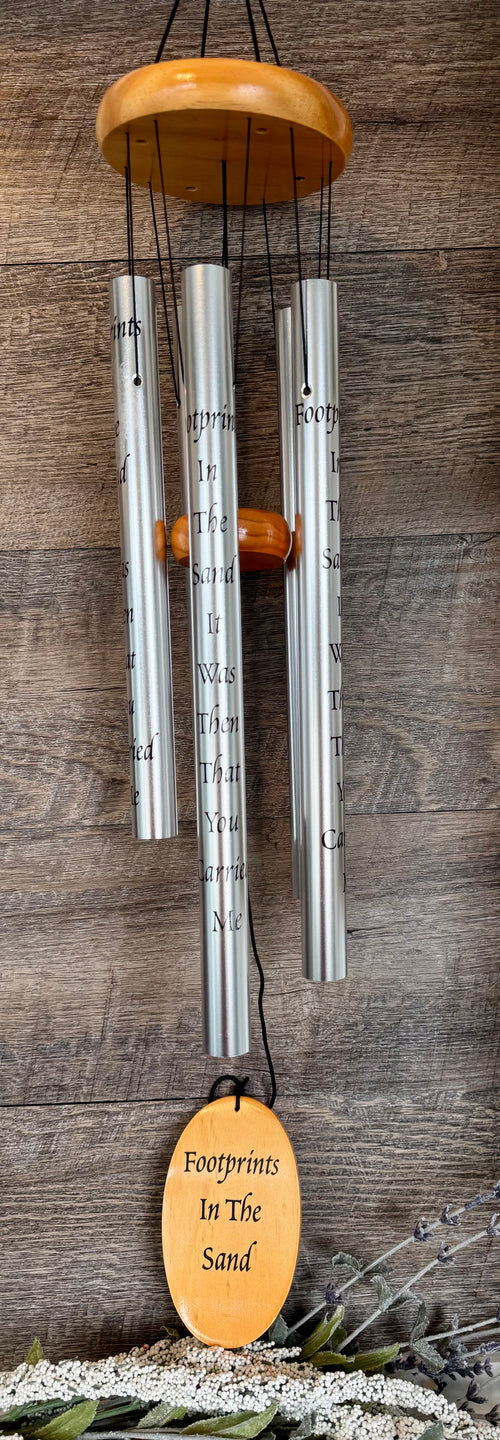 “Footprints” Wind Chime