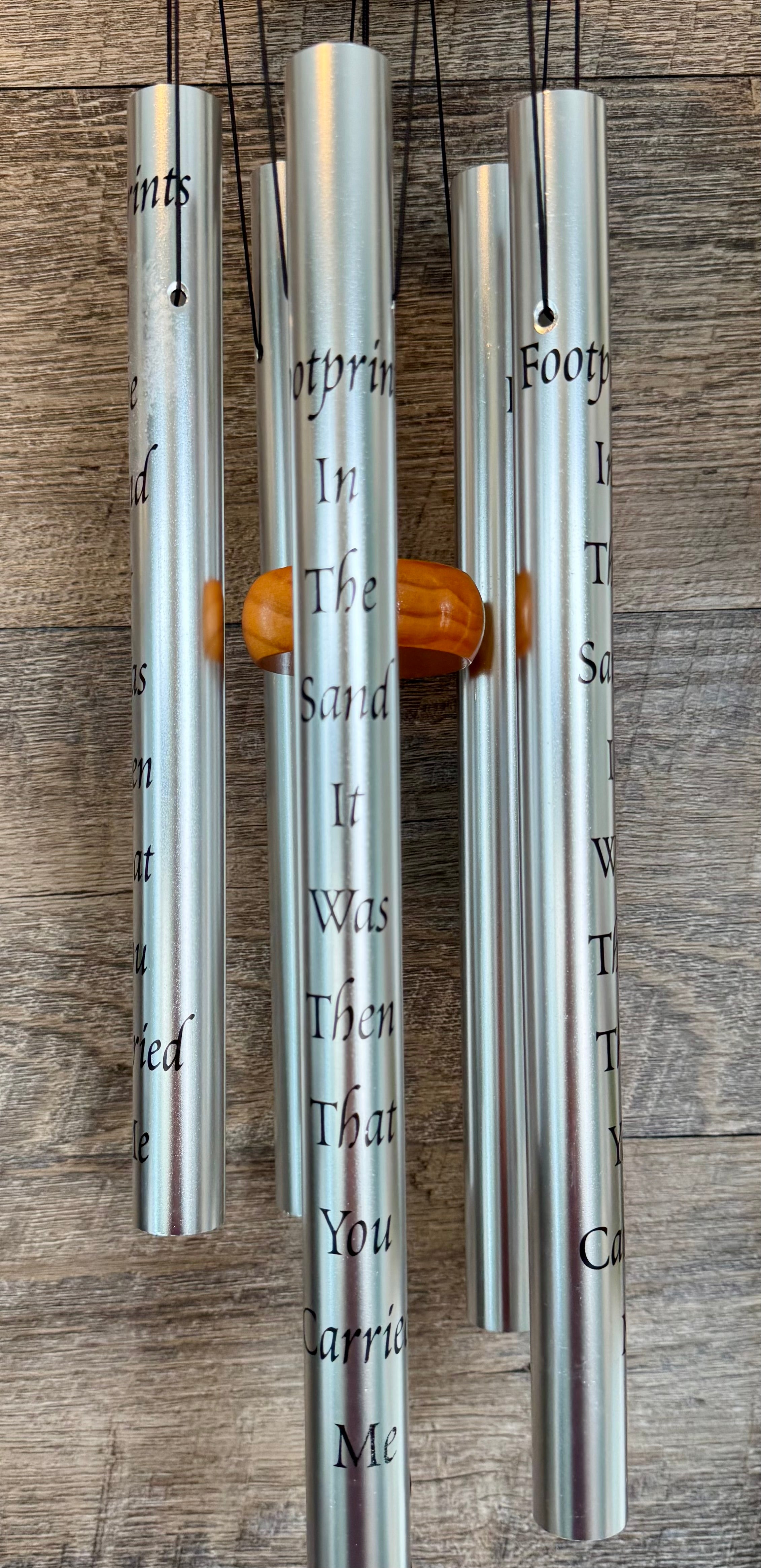 “Footprints” Wind Chime