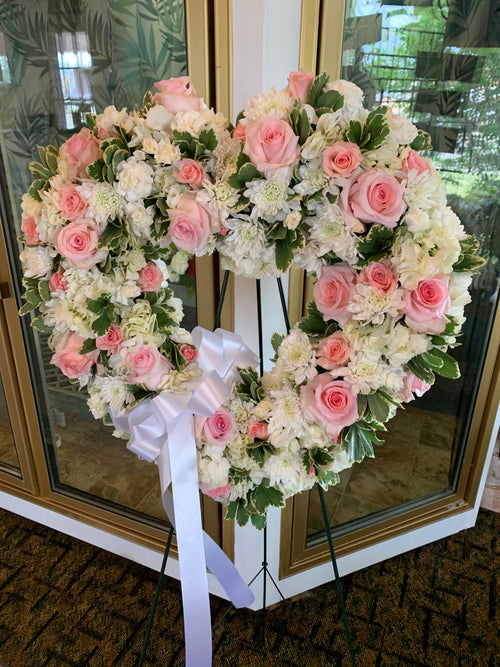 Standing Heart Wreath- Grace