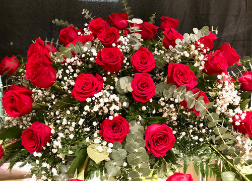 Rose Tribute Casket Spray