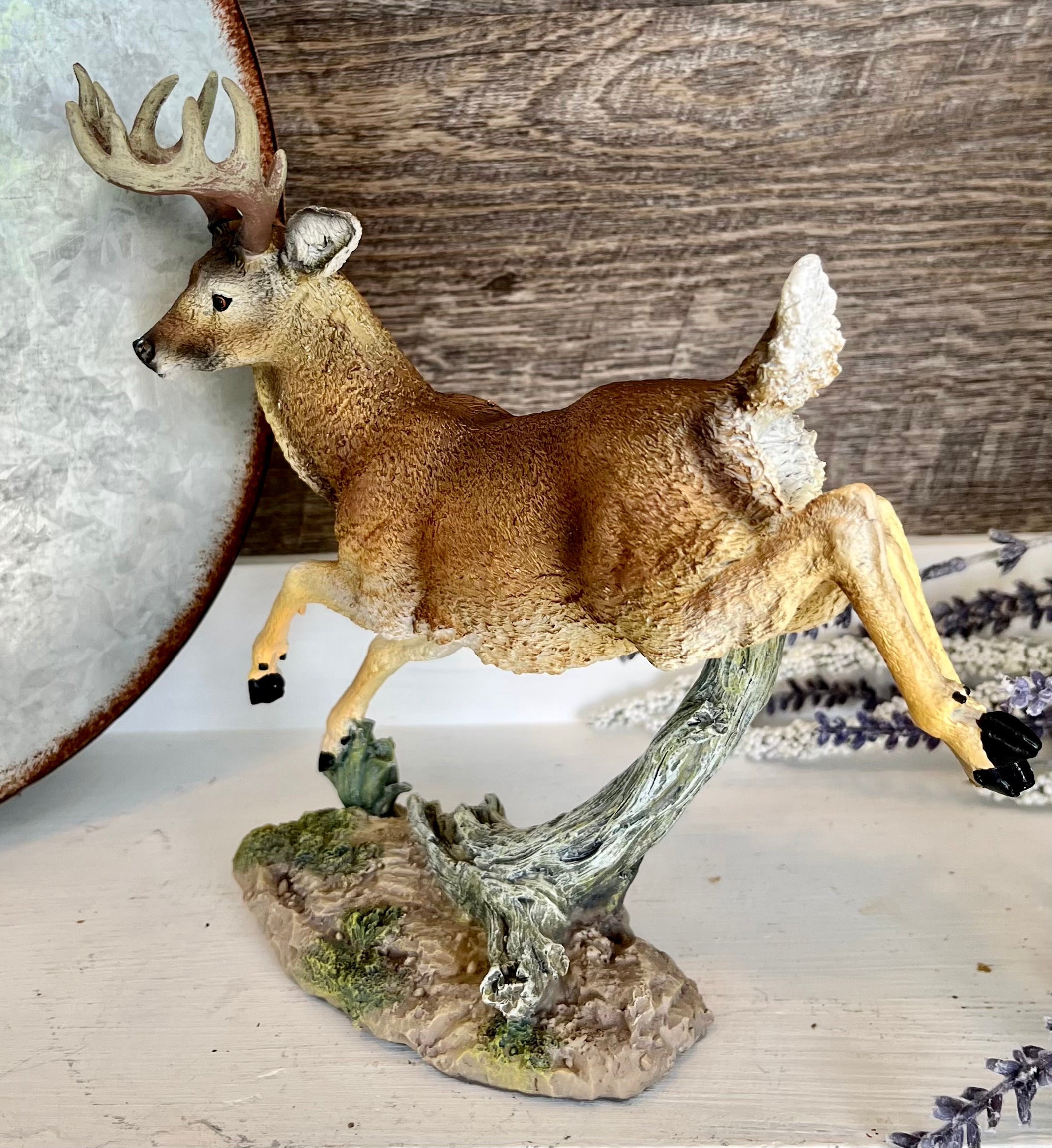 Statue- Deer Leaping