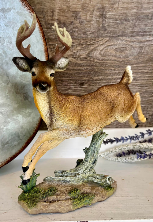 Statue- Deer Leaping