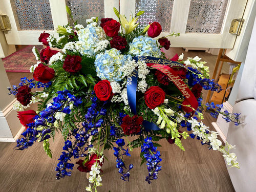 American Tribute Casket Spray