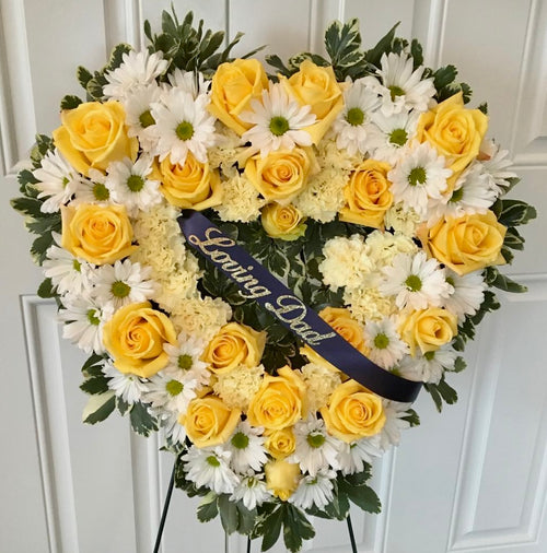 Standing Heart Wreath- The Hugo