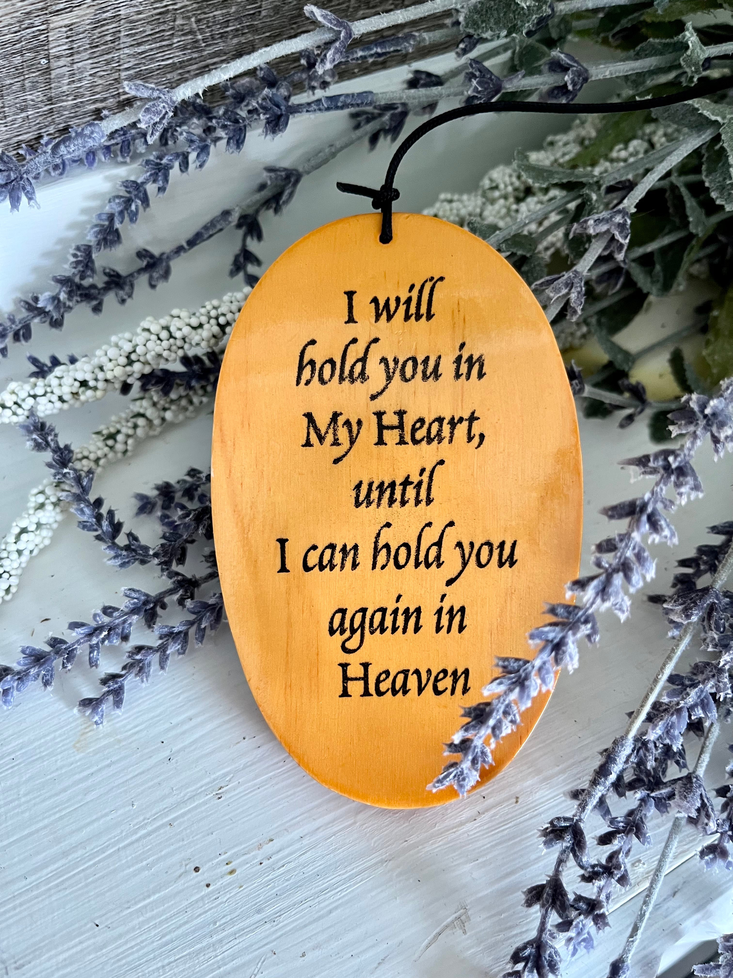 “I Will Hold You” wind chime