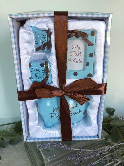 A Box of Firsts- New Baby Gift Set